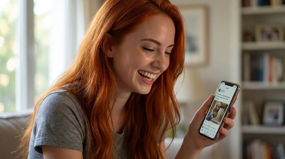 Notificação de mensagem no smartphone com iluminação neon