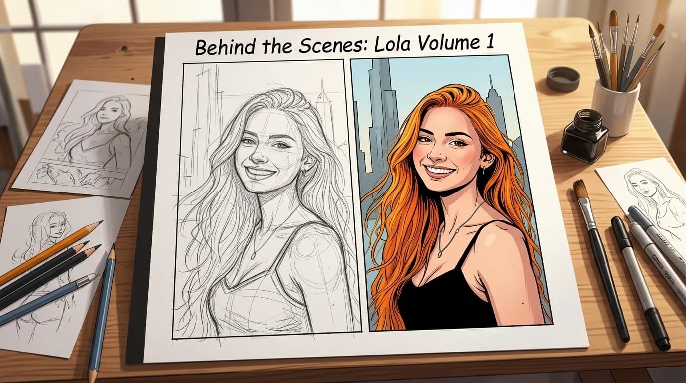 Bastidores do Volume 1 — Segredos da Lola
